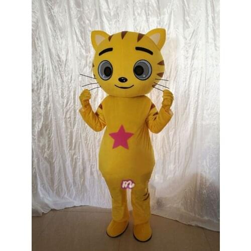 Hot Cat Mascot Costume Suits Cosplay Party Game Dress Outfits Clothing Carnival Halloween Handmade Interesting Cartoon Character
