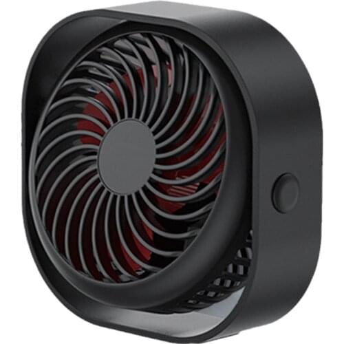 Mini Portable Desktop Fan 2000mAh Rechargeable Battery Silent Rotatable And Speed Cooling Fan USB Fan Adjustable H0H3