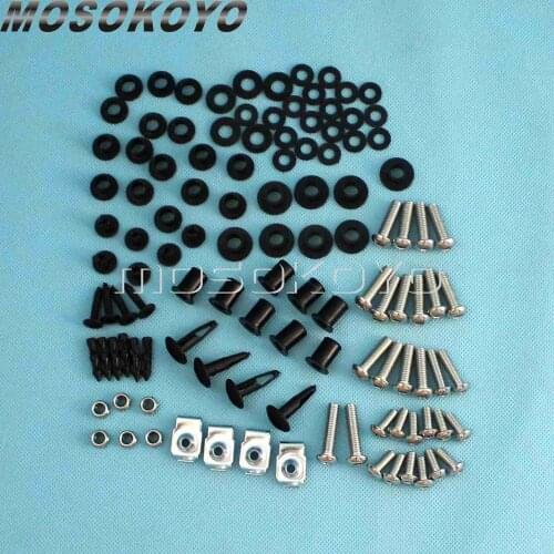 Motorcycle 105 Pcs Complete Fairing Bolt Kit Screw Nut for Honda CBR600 F4 F4i CBR600F4 CBR600F4i 1999-2007 02 03 04 2005 2006