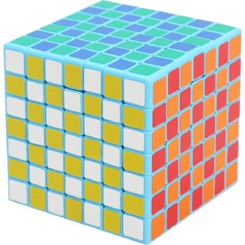 Shengshou 7x7 Cube Speed Magic Balck Stickerless Puzzle Cubo Magico For 7x7x7 Stickerless Puzzle Education Toy Children