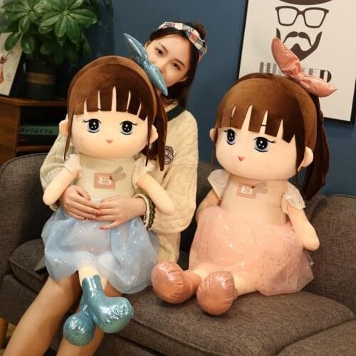 Giant Size Cute Plush Beautiful Toys Princess Girls Doll Soft Flower Skirt Spring Children Toy Christmas Gift Toys for Girls