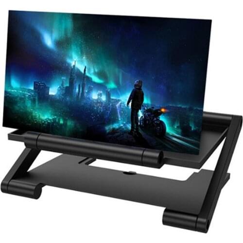 3D Mobile Phone Screen Magnifier HD Amplifying Stand Movie Video Foldable Desktop 8 Inch Bracket Folding Phone Holder