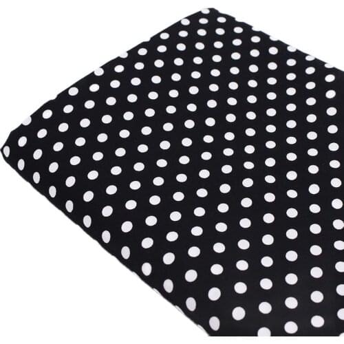 CMCYILING 6mm Dot Pattern Cotton Fabric For Sewing Baby Doll Of Cotton Cloth
