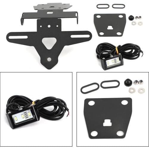 Topteng fit for Suzuki GSX-S750 GSX-S1000F 2017 2018 2019 2020 License Plate Holder Frame Bracket Motorcycle Accessories
