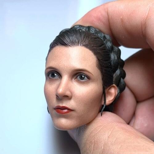 TT TOYS 1/6 Princess Leia Organa Solo Head Sculpt Carving Model for 12" Women PH TBL Action Figure Body In Stock