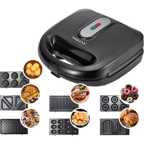 Waffle Maker Machine for Individuals Cakes Easy to Clean Browning Control