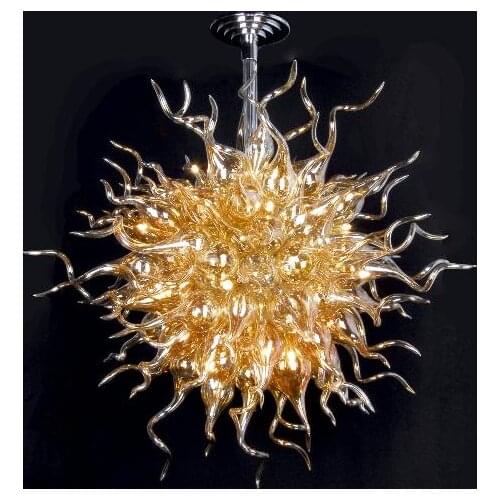 Vintage Art Glass Pendant Lights Customized Colored Murano Glass Pendant Lights for Living Room Decor