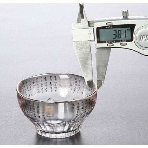 High borosilicate glass Chinese tea cup personal cup coffee cup