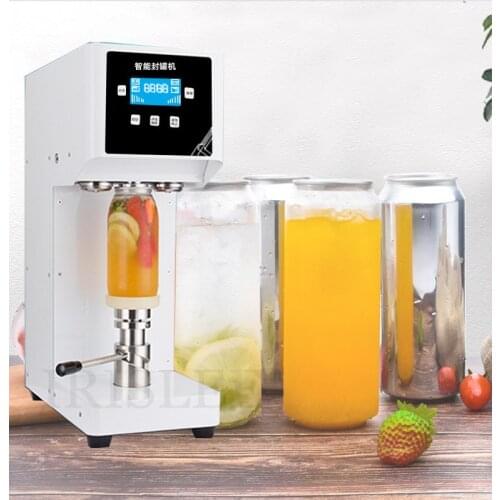 High Efficiency 55mm Drink bottle sealer Cans sealing machine Beverage Can seamer machine for Coffee Soda