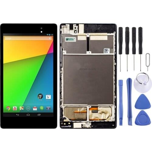 LCD Screen and Digitizer Full Assembly with Frame for Asus Google Nexus 7 2nd 2013 ME571KL (3G Version)