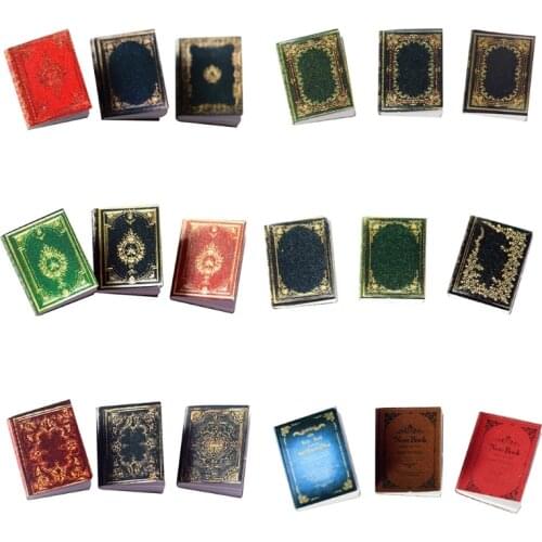 1:12 Cake Toppers Dollhouse Decoration Miniature Book Toy Playhouse Collection