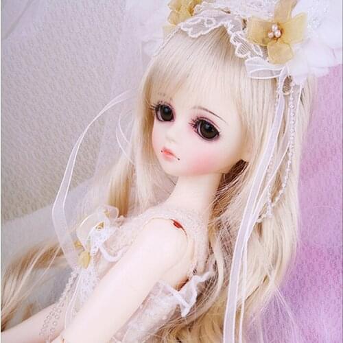 1/4 scale nude BJD doll Cute KID girl BJD/SD Resin figure doll Model Toy gift.Not included Clothes,shoes,wig A0444CHERRY MSD