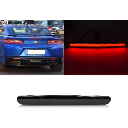 1x Smoked Strobe LED 3rd Brake Light Lamp Blink For Chevrolet Camaro 2016 2017 2018 2019 2020 OEM: 84330249