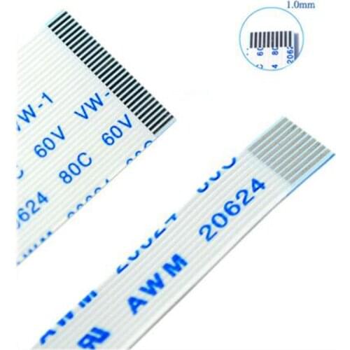 10Pcs FFC-1.0MM Flat flexible cable FFC FPC LCD cable AWM 20624 80C 60V VW-1 FPC Pitch 1.0mm FPC extend cable