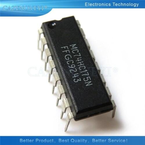 10pcs/lot SN74HC175N HD74HC175P DIP16 74HC175 DIP-16 SN74HC175 74HC175N DIP new original In Stock