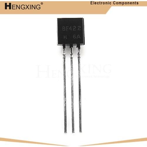 100piece BF422 in-line triode transistor TO-92 0.1A 250V NPN In Stock