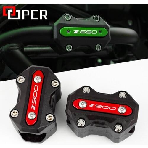 Motorcycle Accessories Engine Protection Guard Bumper Decorative Block 22/25/28mm For KAWASAKI Z650 Z900 Universal