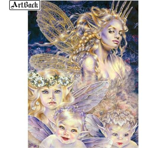 5d diy diamond painting girl baby angel full square round drill new arrival diamond embroidery 3d mosaic 40x50cm