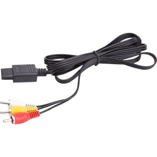 AV Audio Video A/V TV Cable Cord for Nintendo 64 N64 GameCube NGC SNES SFC