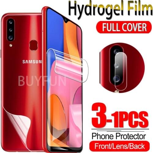 For Samsung Galaxy A20S Hydrogel Film A20 S Screen Protector on Sumsung Glaxy A20S A 20S Camera Glass Protective Film HD Clear