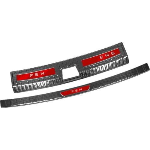 Gxmpan For Xpeng G3 Back Fender Rear Bumper Stripe Trunk Guard Xpeng Motors G3 Modification
