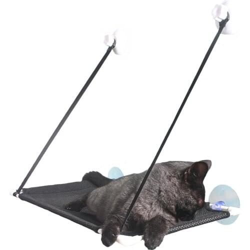 Pet Cat Hammock Glass Window Suction Cup Cat Sun Chair Oxford Cloth Cat Climbing Sheet Layer Load-bearing Cat Mattress Supplies