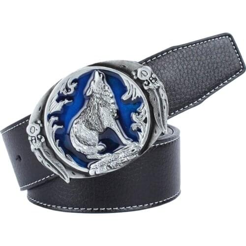 Western Cowboy Leather Belt Strap Leather 3D Native American Country Music Guitar Buckle boucle de ceinture