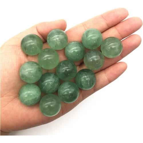 Beautiful 1PC Natural Green Fluorite Ball Sphere Quartz Crystal Mineral Healing Gifts Natural Quartz Crystals