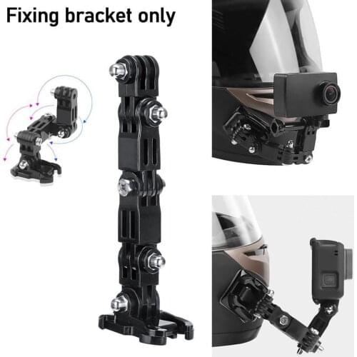 Chin Extension Fixation Bracket For GoPro Hero6/5/4 Motorcycle Helmet Chin Lengthen Fixed Bracket Small Ants 4k DJI Camera