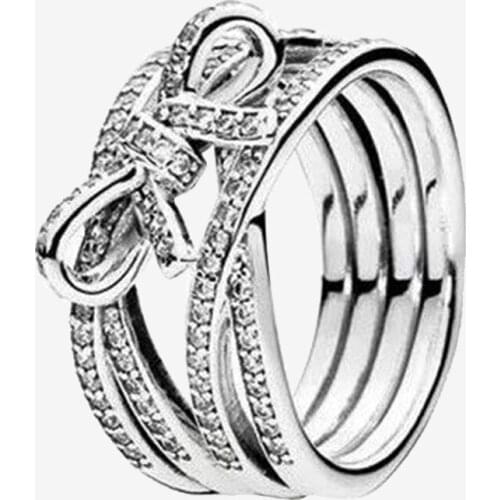 MDNEN Women's Silver Rings