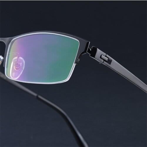 Pure Titanium Glasses Men Frame Prescription Men Designer Glasses frame Optical glasses Myopia Hyperopia Progressive 179