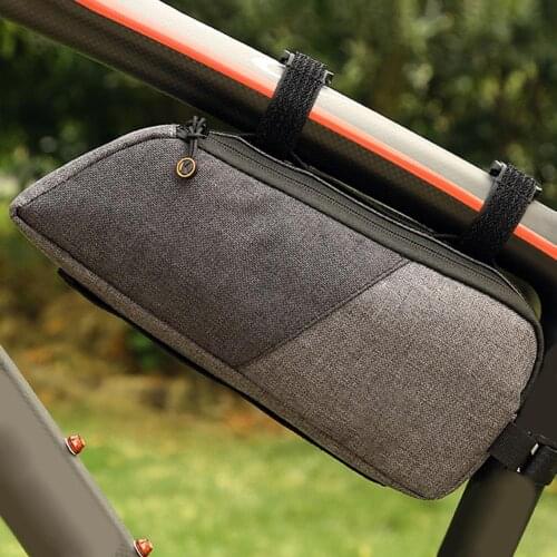 Outdoor Waterproof Front Tube Frame Bike Bag Bicycle Pouch Cycling Accessories Bicycle Bag Cycling Travel Basket Mountain Bike