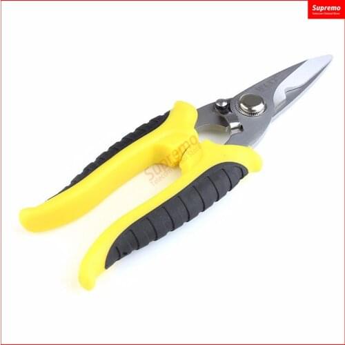 Stainless Steel Fiber Optic Kevlar Scissors Aramid Cutter FTTH Tools Jumper Wire Patch Cord Pigtail Scissors