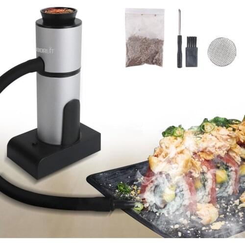 New Smoked Salmon Portable Cooking Tools Steak Smoker Gun Sashimi Natural Wood Smell Fume High Quality and Cheap