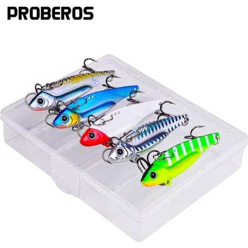 PROBEROS 5Pcs Micro Metal Jig 7g-10g-12g-15g-20g Shore Casting Jigging Spoon Lead Sea Cast Fishing Lure Artificial Bait Tackle