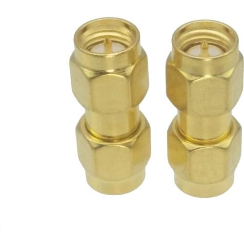SMA male to SMA male plug in series RF coaxial adapter connector