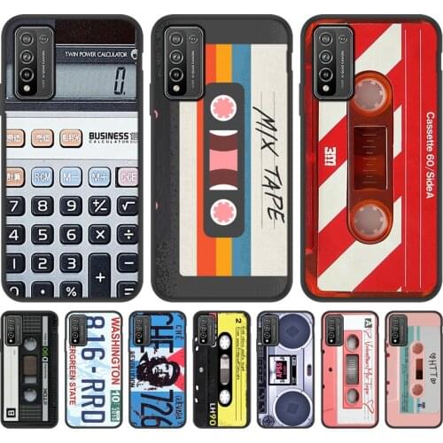 Vintage Cassette Tape Retro Case For Tecno Spark 5 6 Air Case Silicon Back Cover For Tecno Camon 12 15 Spark 5 6 Pro Go 2020 KE5
