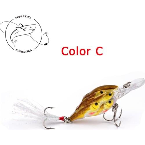 1PC 70mm/6.2g Wobblers For Trolling Crankbait Hard Bait Fishing Lures Fish Shoal Seawater Rock Trailer Fast Boat Artificial Bait