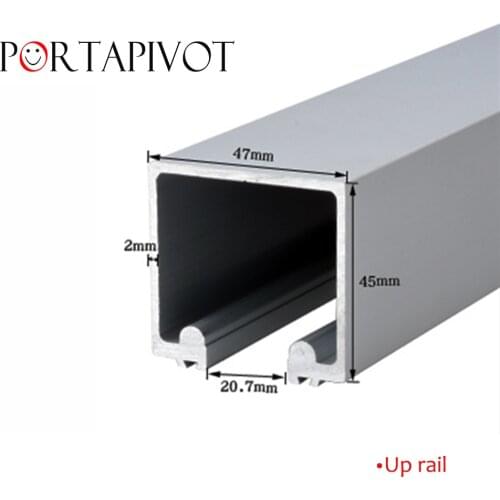 304 stainless steel upper and bottom rail Sliding Door Folding Partition Door Sliding Barn Door Hardware Track Hanging Rail