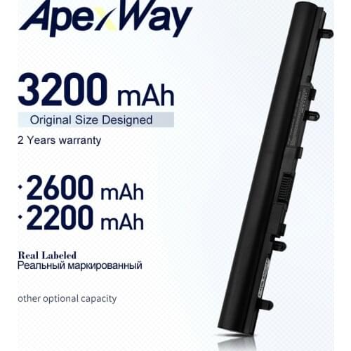14.8V Laptop battery AL12A32 for Acer Aspire V5 V5-471 V5-471G V5-100 V5-171 V5-400 V5-431 V5-431G V5-500 V5-571 V5-571G 3200mAh