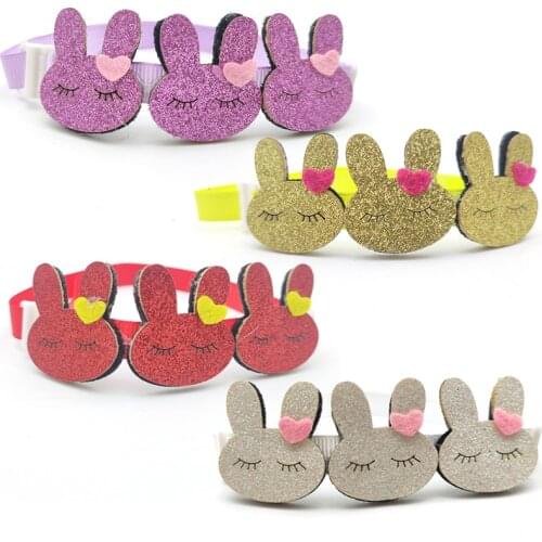 50/100 Pcs Dog Accessories for Small Dogs Cute Rabbit Collar Dogs Pet Puppy Bowties Necktie Pet Supplies Dog Grooming Dog Bows
