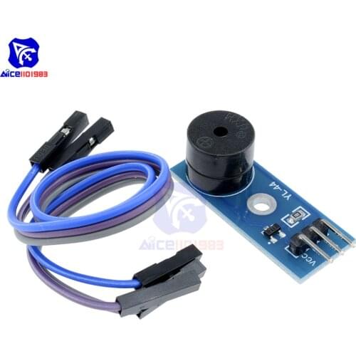 Diymore DC 3.3 -5V Active Beep Buzzer Alarm Sensor Module 3Pin Dupont Line for Arduino Smart Car Vehicle MCU IO Port