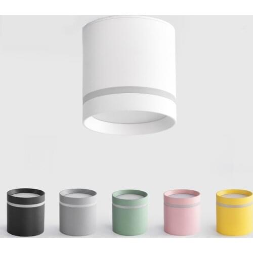 Dimmable Cylinder LED Downlights 10W 12W 15W 18W COB LED Ceiling Spot Lights AC85~265V LED Background Lamps Indoor Lighting