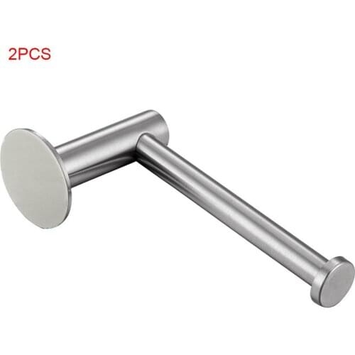 2 Pcs Toilet Paper Holder Stainless Steel Bathroom Tissue Holder Toilet Paper Dispenser Wall Mount
