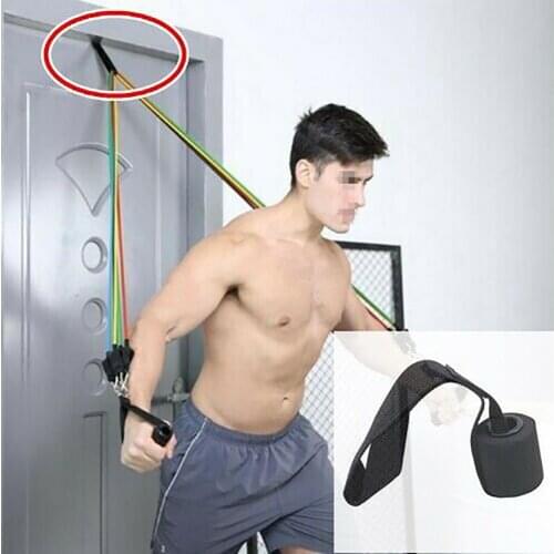 Anchor Pull Rope Resistance Bands Fitness Equipment Bodybuilding Over Door Anchor Bands Elastic Workout Fitness Resistance Bands