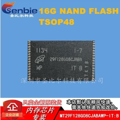 MT29F128G08CJABAWP-IT:B16G NAND FLASH TSOP48 10PCS