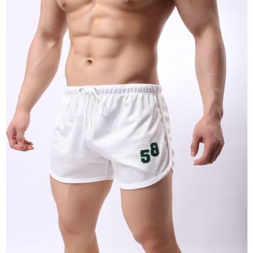 Swiming Shorts for Men Swimsuit Mesh Sports Arrow Beachwear Breathable Surf Board Boxer Shorts Bathing Suit Underwear Sunga