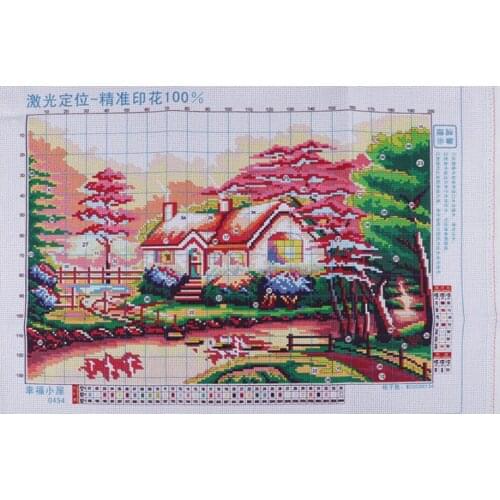 Cross Stitch Kit Cross Stitch Kit, Pre-drawn for Self-embroidery - Idyll