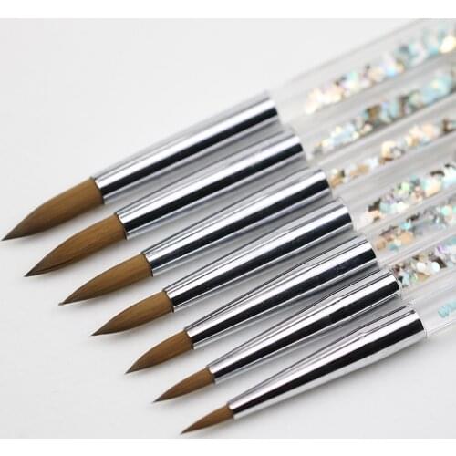 Nail Art Brush Set For Manicure Rhinestone Acrylic Paint Brushes Kit UV Gel Polish Nails Lining Pen Gradient