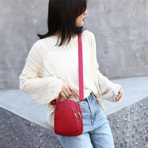 Creative pop new mobile phone bag female messenger bag women hanging neck mobile phone bag change pocket mini bag